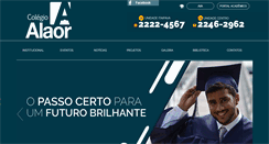 Desktop Screenshot of colegioalaor.com.br